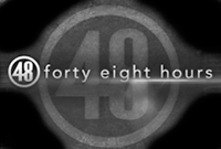 48 Hours on CBS LOGO Grayscale