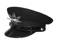 Dallas Police Hat with Marijuana Leaf instead of badge