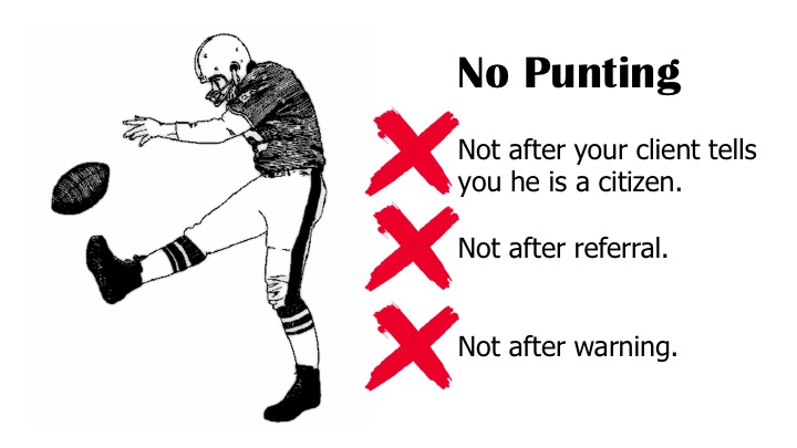 5 Crimmigration You cannot punt