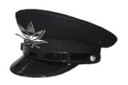 Dallas Police Hat with Marijuana Leaf instead of badge